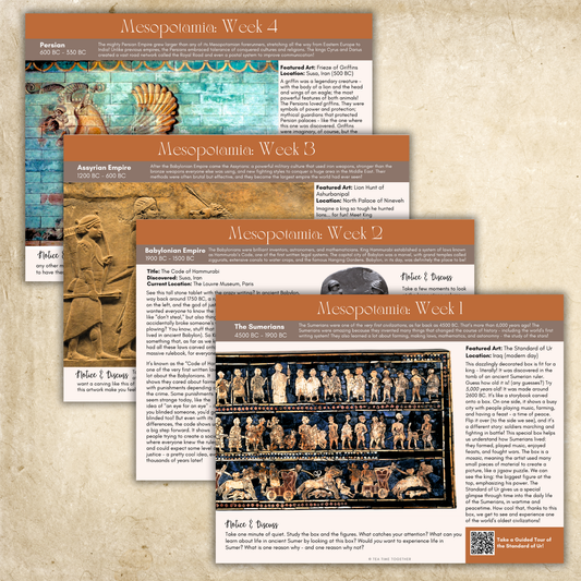 Ancient History: Mesopotamia | Charlotte Mason Style History Curriculum