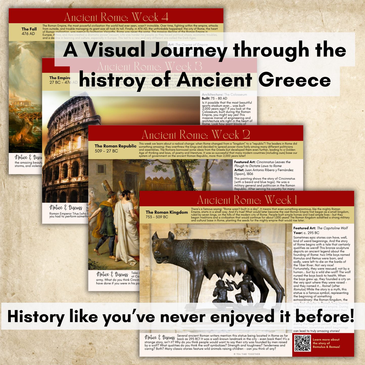 Ancient History: Ancient Rome | Charlotte Mason Style History Curriculum