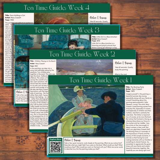 August Tea Time Guides | Art, Poetry & Classical Music