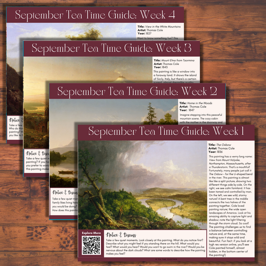 September Tea Time Guides | Art, Poetry & Classical Music