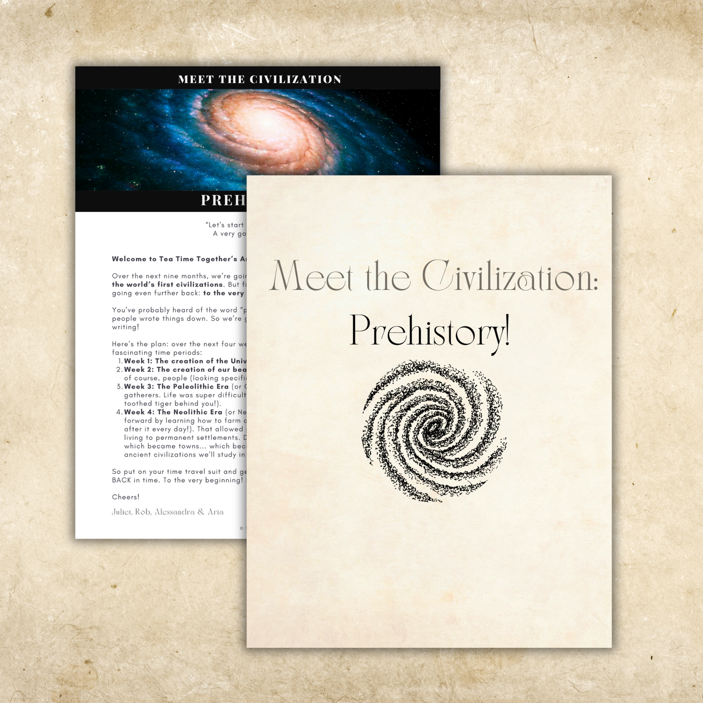 Ancient History: Creation & Prehistoric Civilizations | Charlotte Mason Style History Curriculum