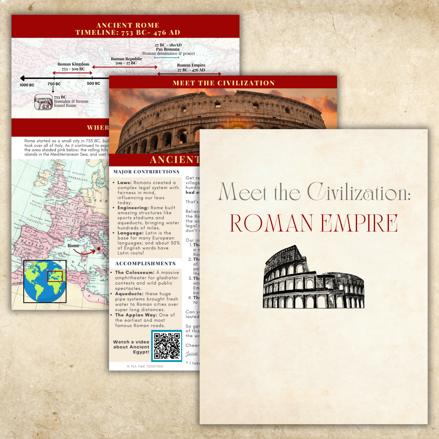 Ancient History: Ancient Rome | Charlotte Mason Style History Curriculum