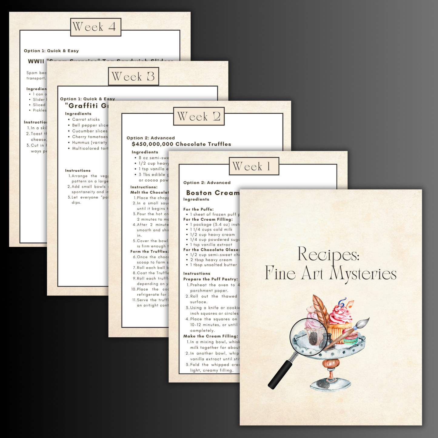 Fine Art Mysteries Tea Time Guides | Art, Poetry & Classical Music