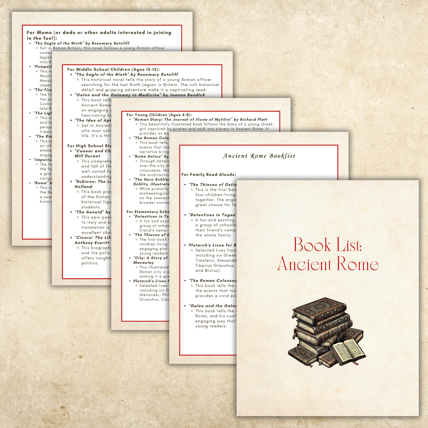 Ancient History: Ancient Rome | Charlotte Mason Style History Curriculum
