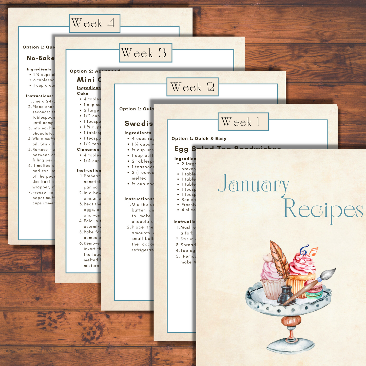 January Tea Time Guides | Art, Poetry & Classical Music