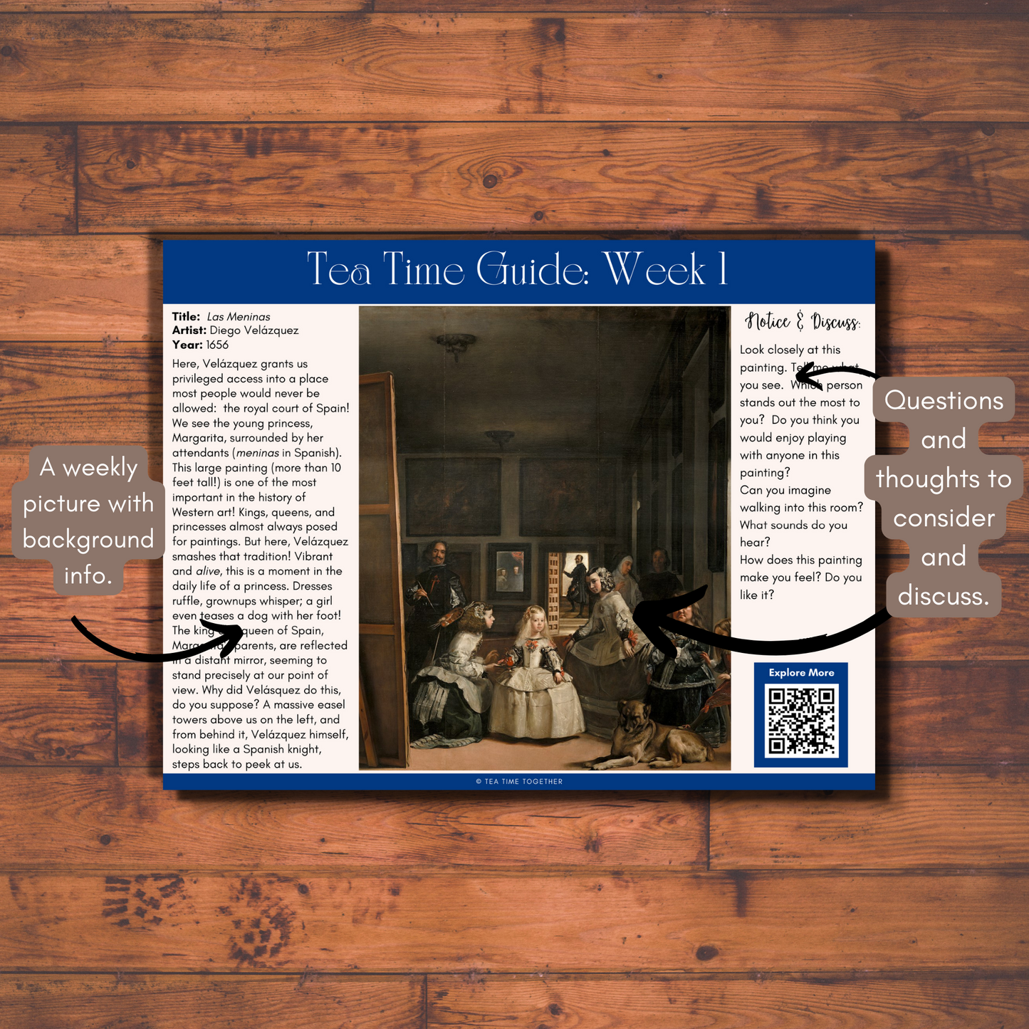 Bundle: 1 Year (13 sets) of Tea Time Together™ Seasonal Guides | Art, Poetry & Classical Music