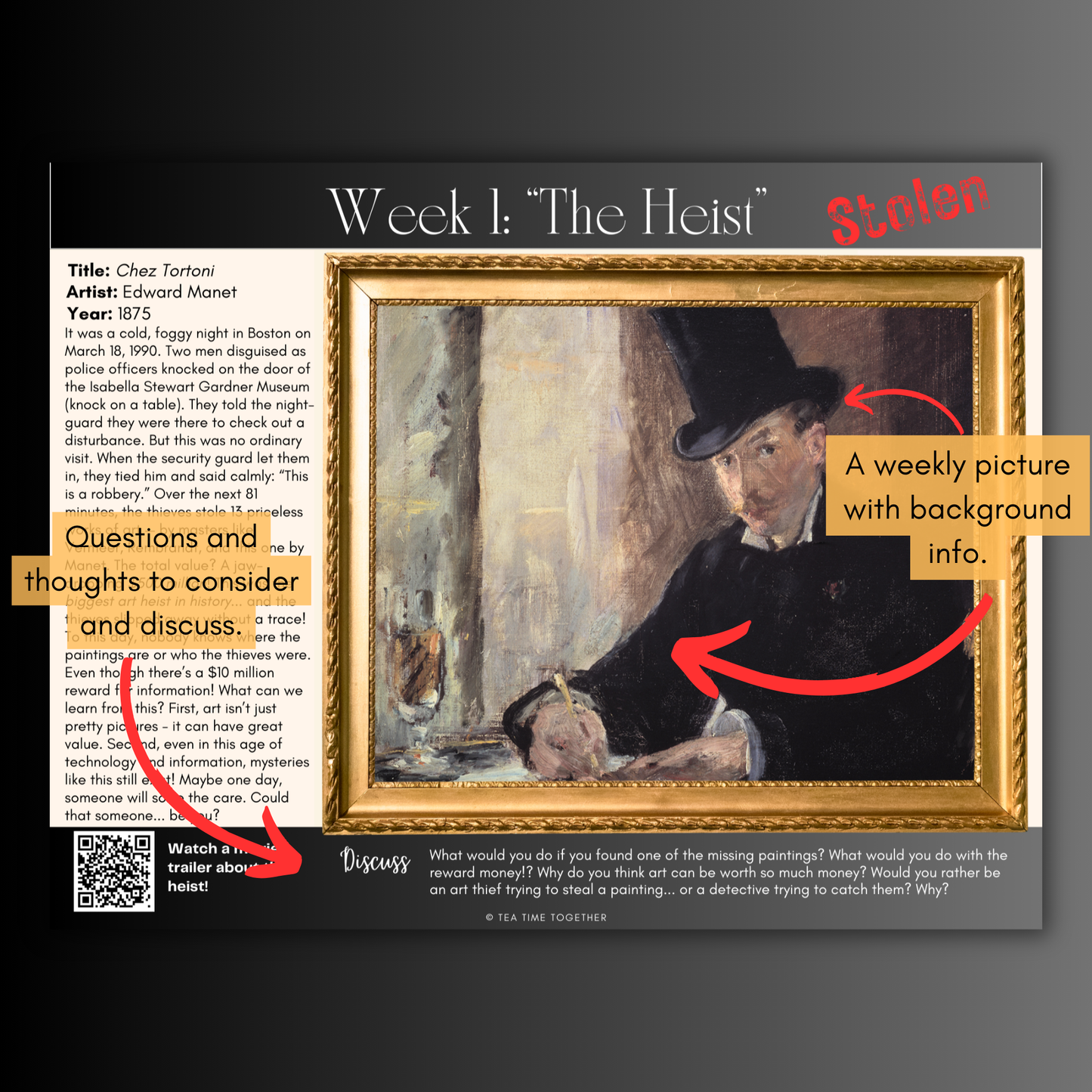 Fine Art Mysteries Tea Time Guides | Art, Poetry & Classical Music