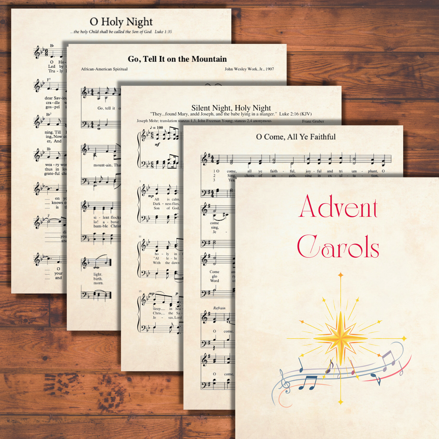 BUNDLE! December & Advent Tea Time Guides | Art, Poetry & Classical Music