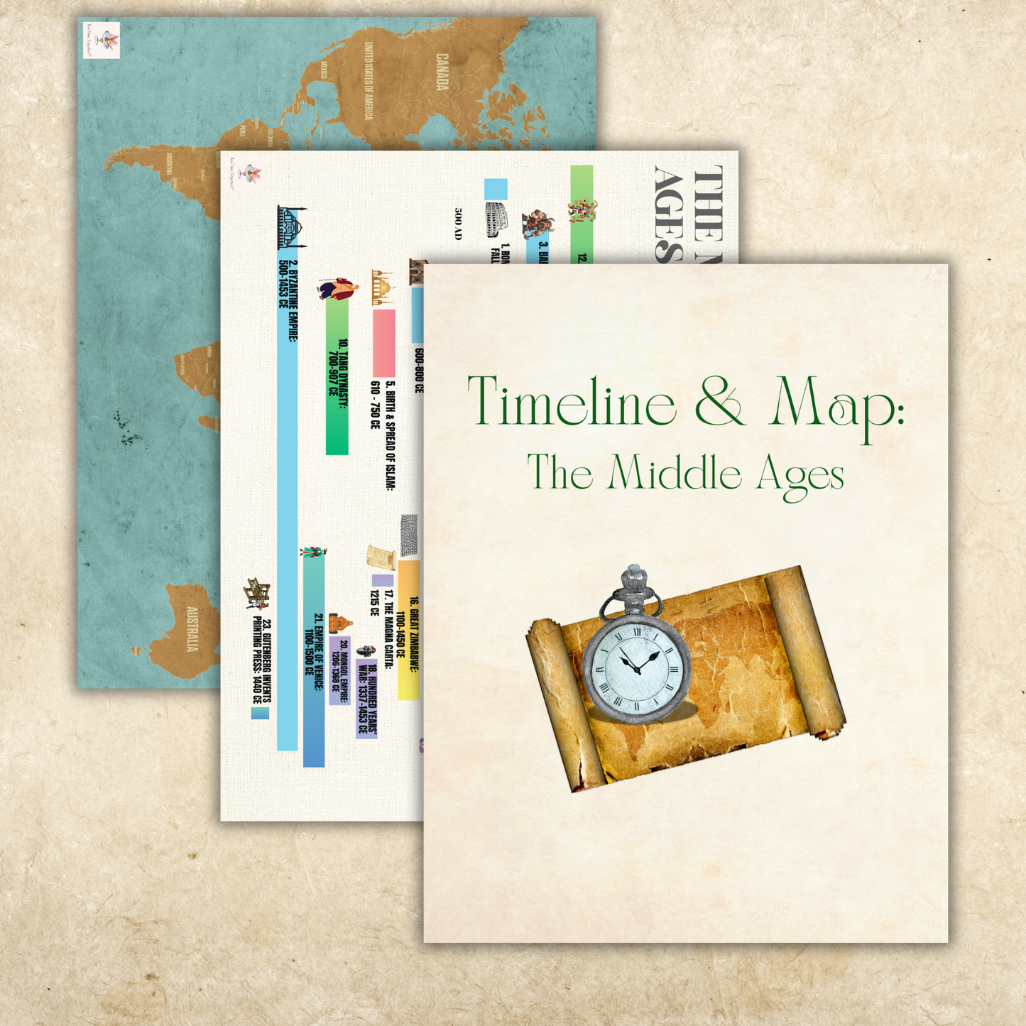 Middle Ages History Full Set (24 Weeks)