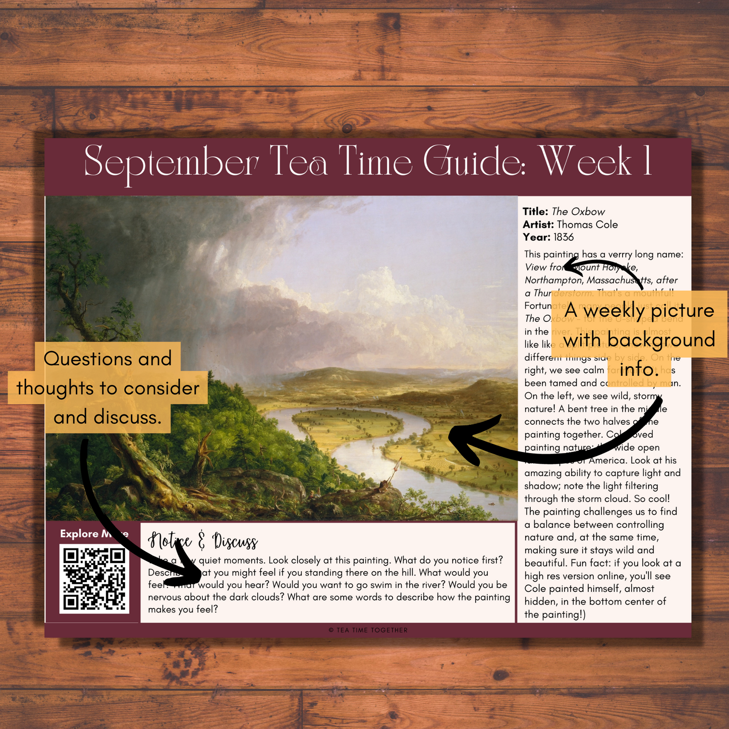 September Tea Time Guides | Art, Poetry & Classical Music