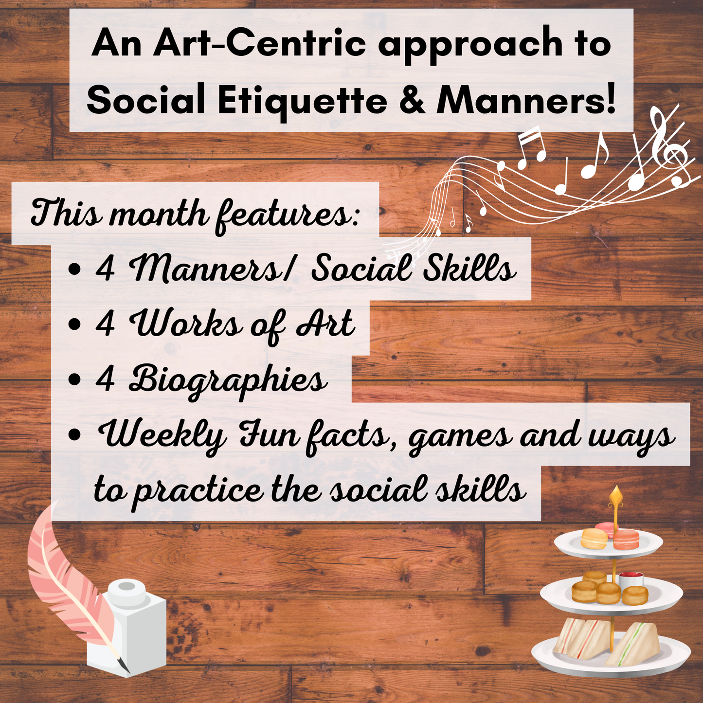 Etiquette & Manners Tea Time Guides