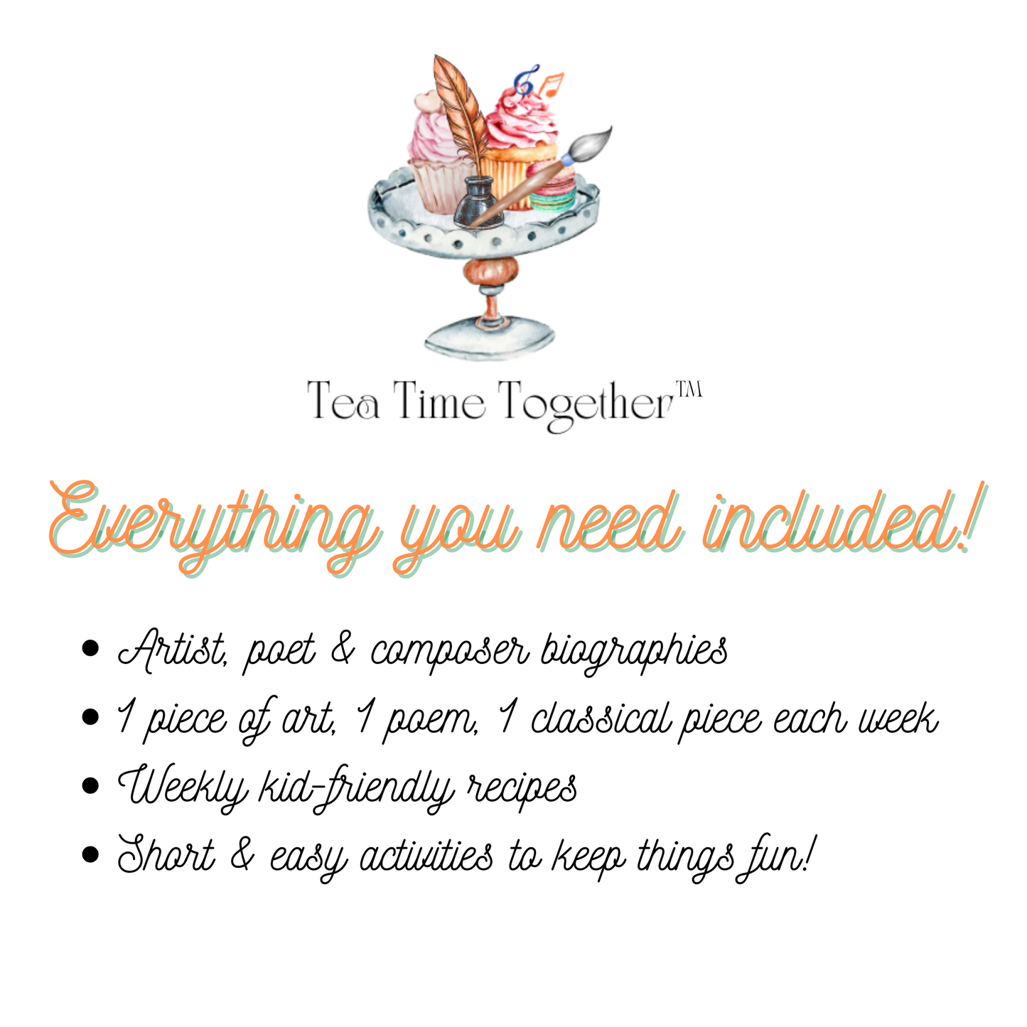 June Tea Time Guides | Art, Poetry & Classical Music
