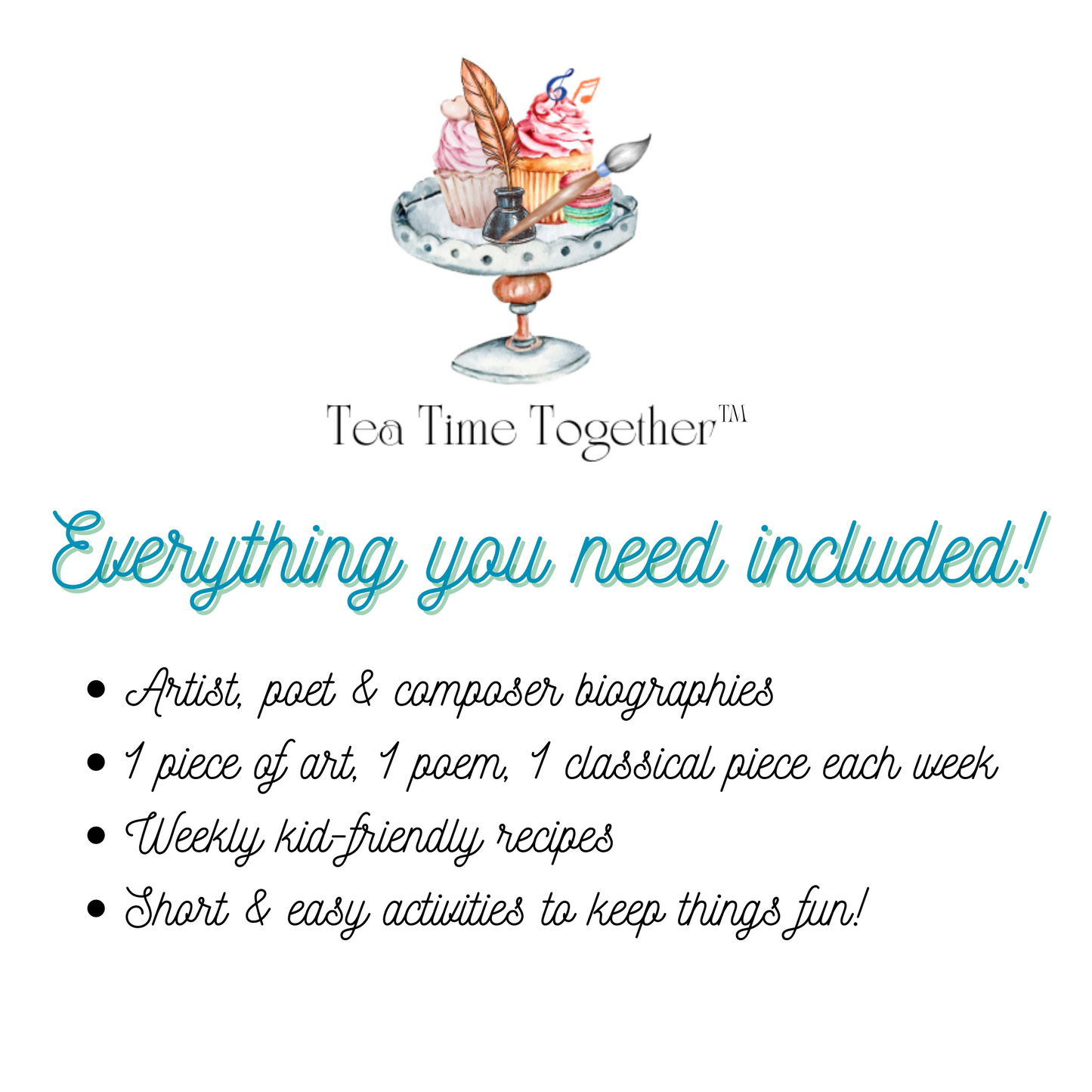 July Tea Time Tea Time Guides | Art, Poetry & Classical Music