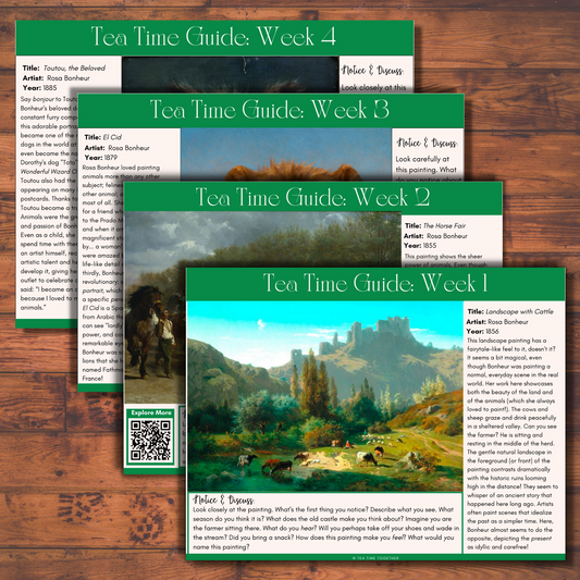 March Tea Time Guides | Art, Poetry & Classical Music
