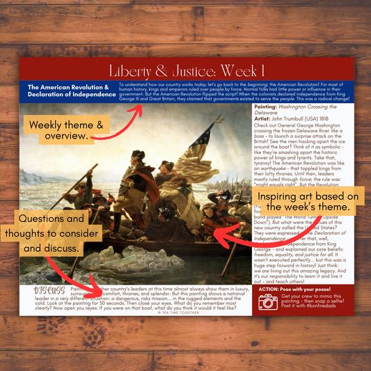 Bonfire Dads! Liberty & Justice: Family Conversations on American Civics