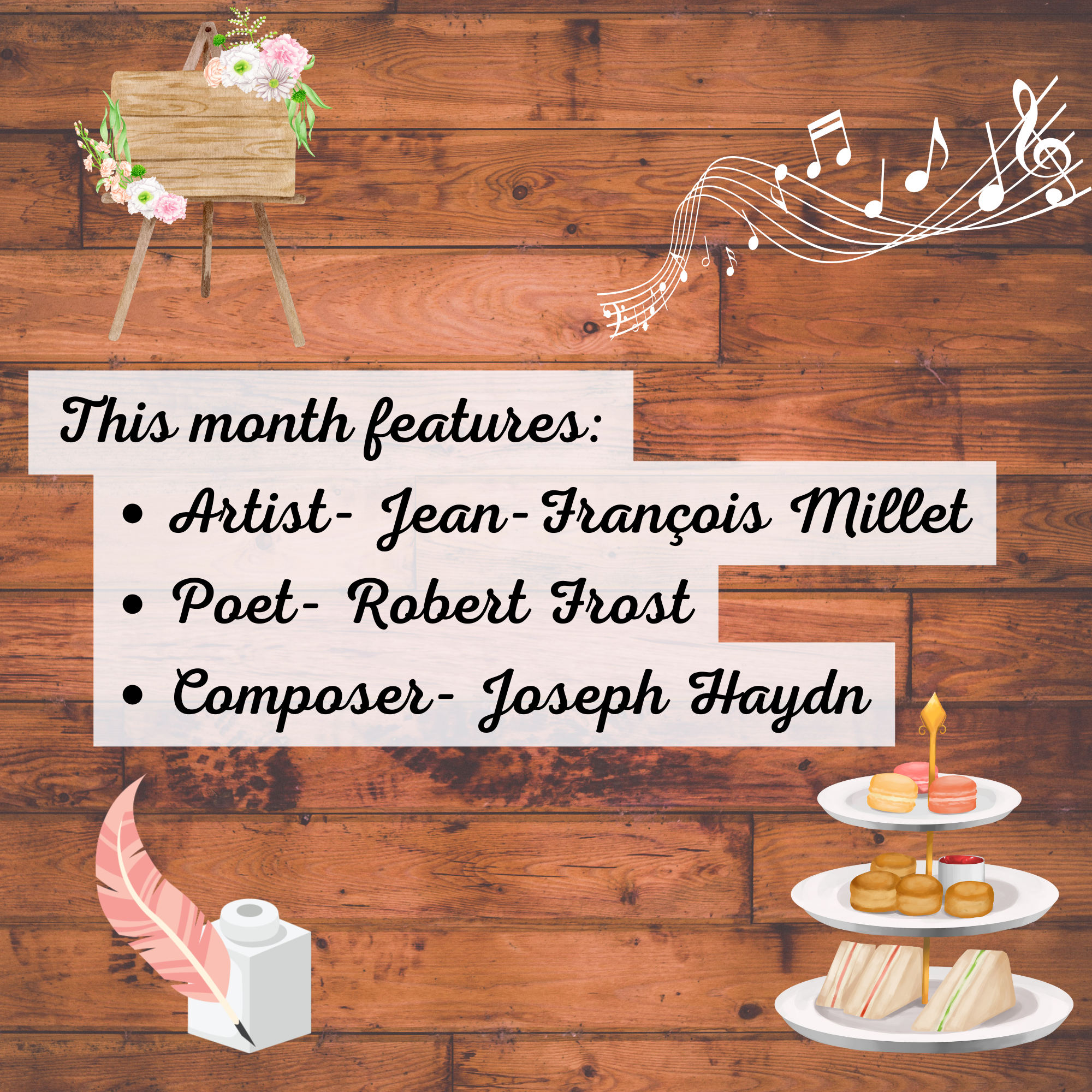 November Tea Time Guides | Art, Poetry & Classical Music