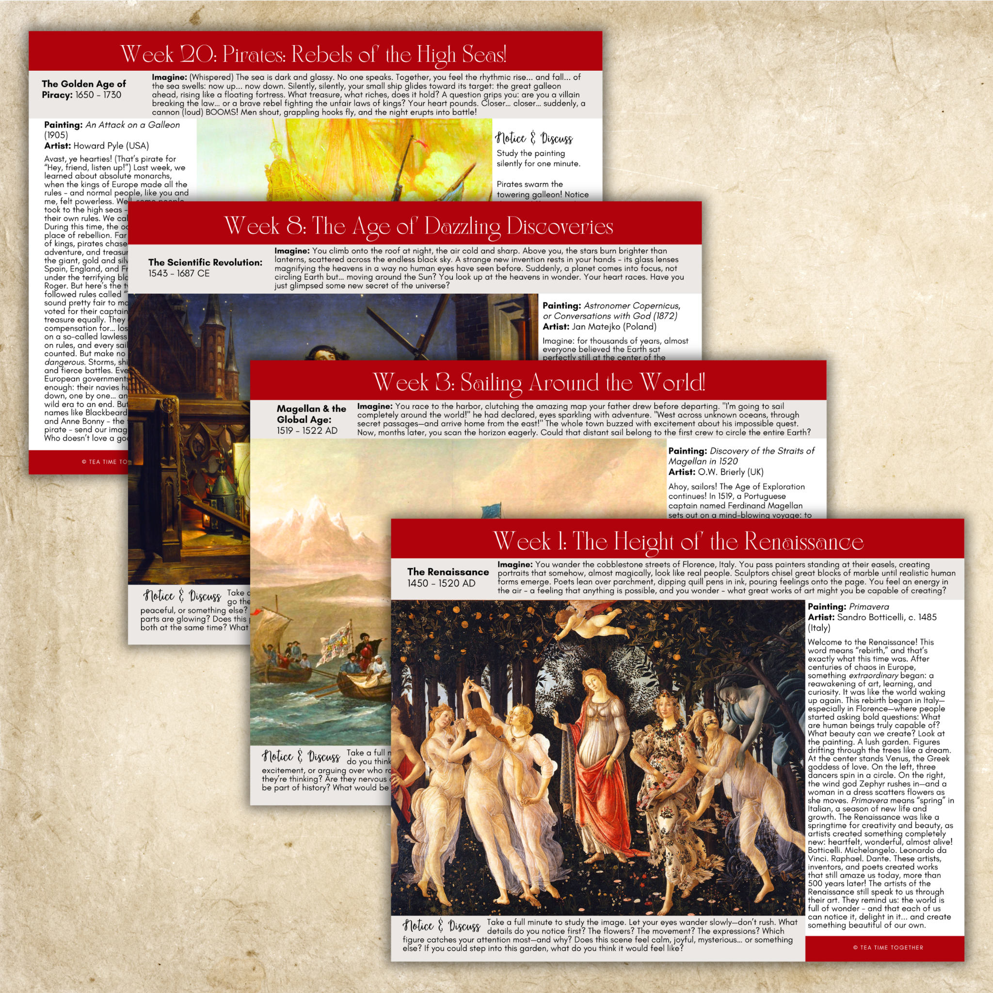 Early Modern History Tea Time™: From Renaissance to Revolution!