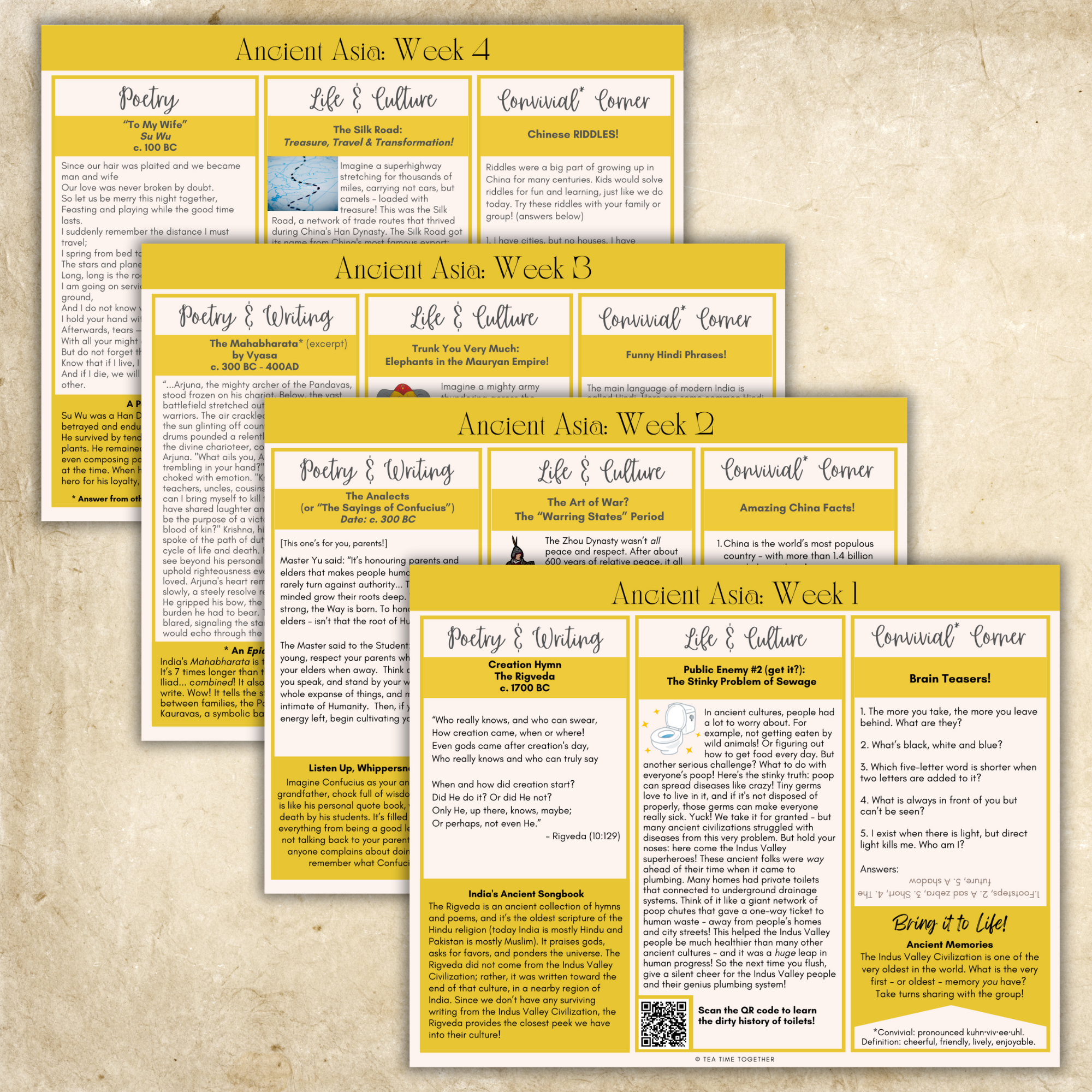 Ancient History: Asia | Charlotte Mason Style History Curriculum