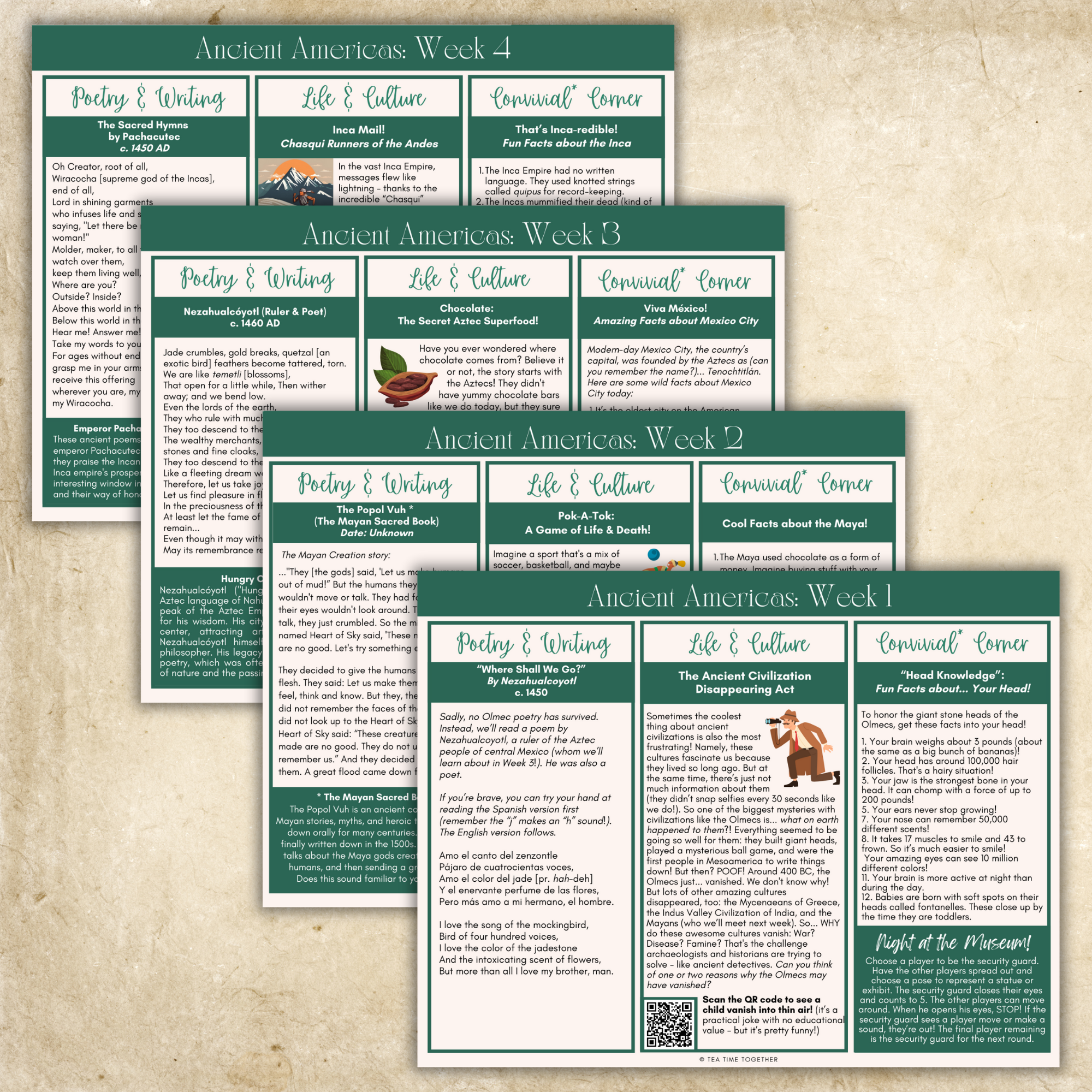 Ancient History: The Americas | Charlotte Mason Style History Curriculum