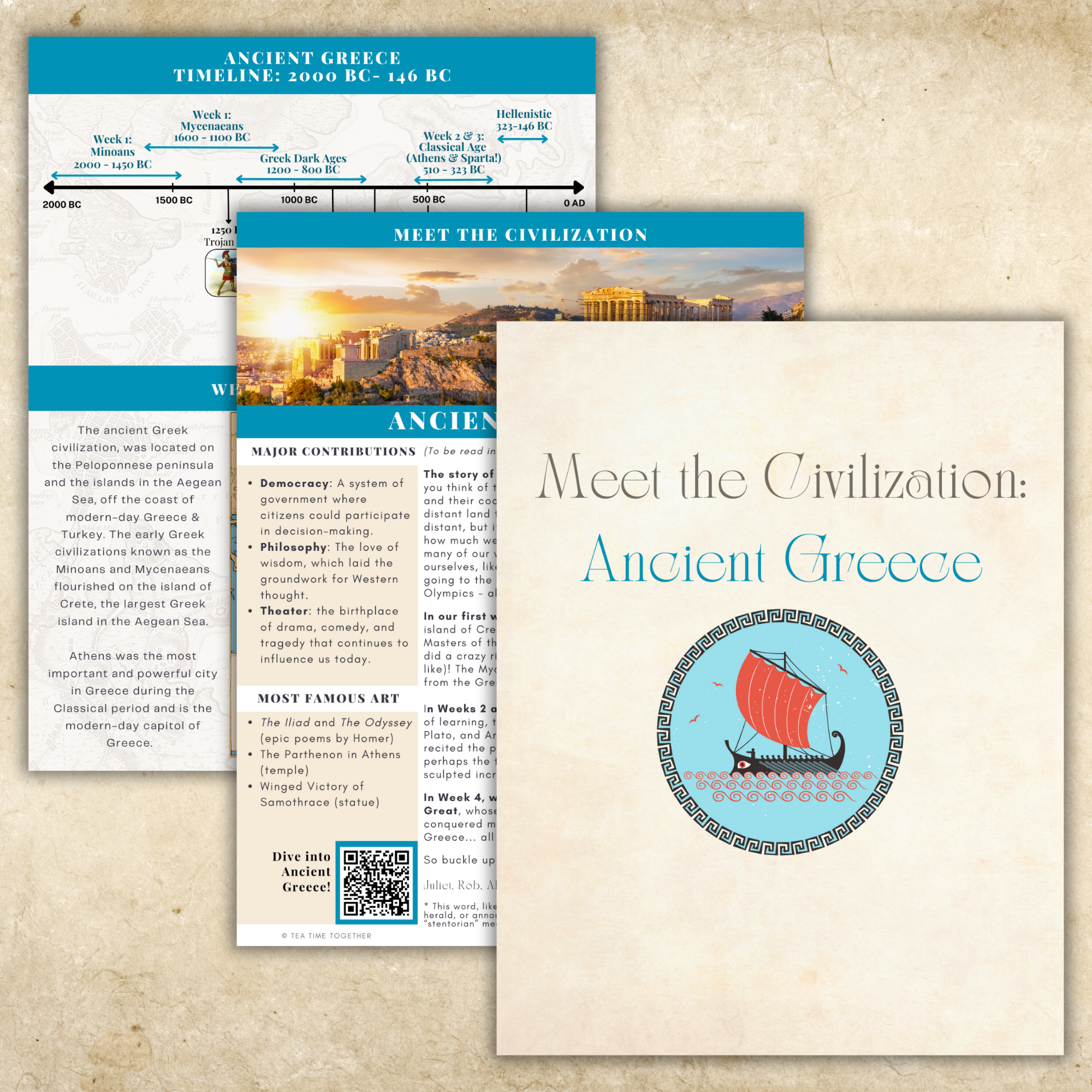 Ancient History: Ancient Greece | Charlotte Mason Style History Curriculum