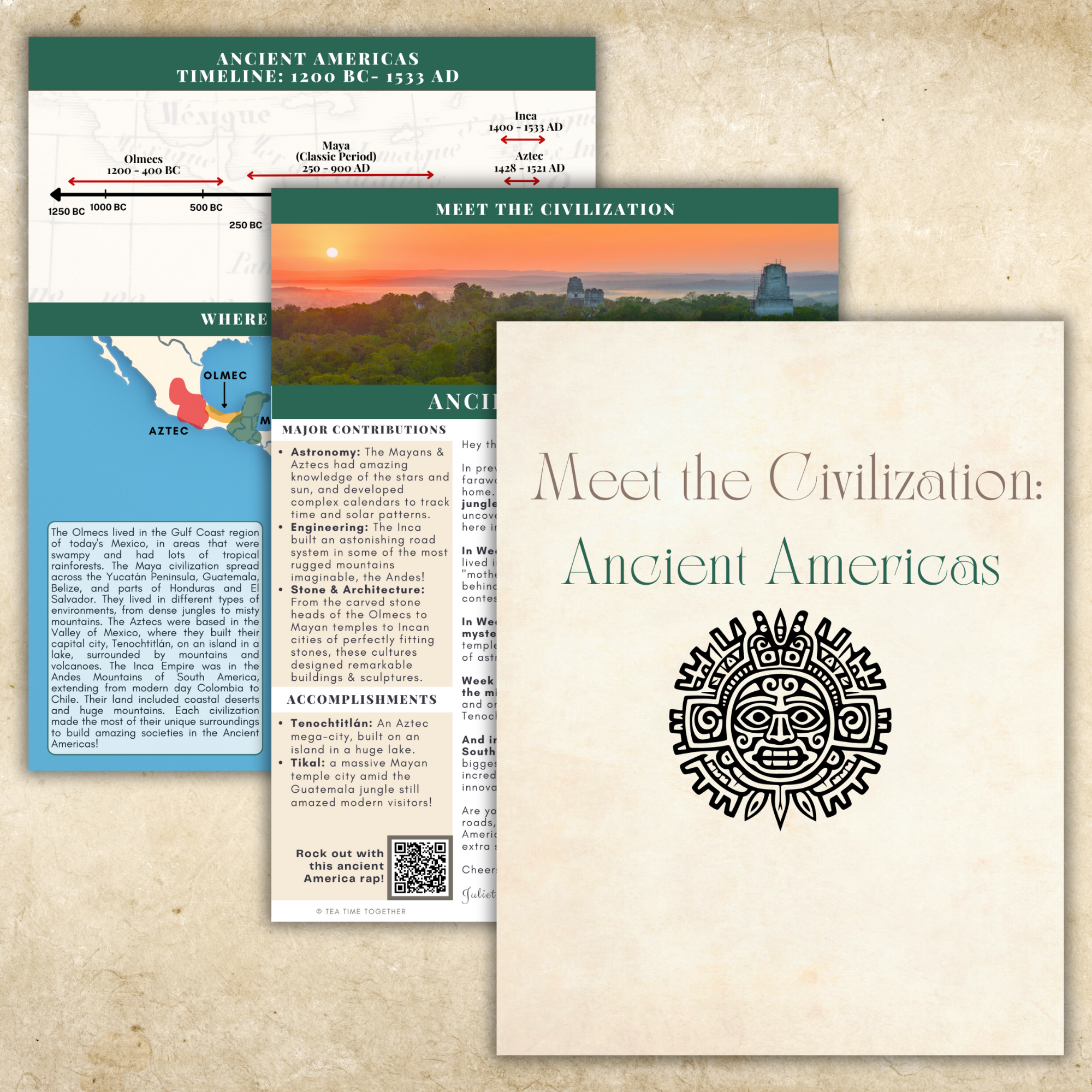 Ancient History: The Americas | Charlotte Mason Style History Curriculum