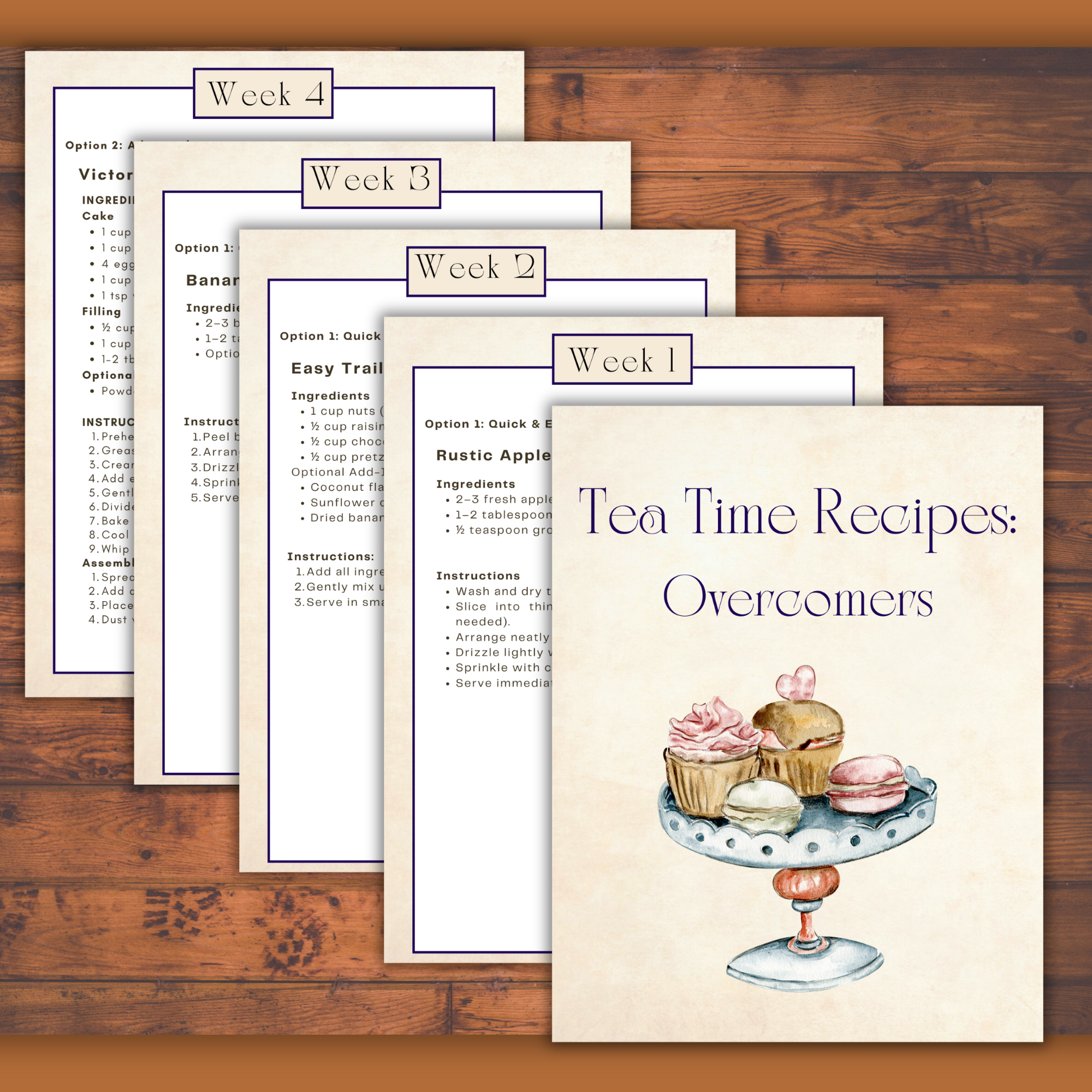 The Overcomers Tea Time Guides | An Art-Centered Journey of Courage, Resilience & Beauty
