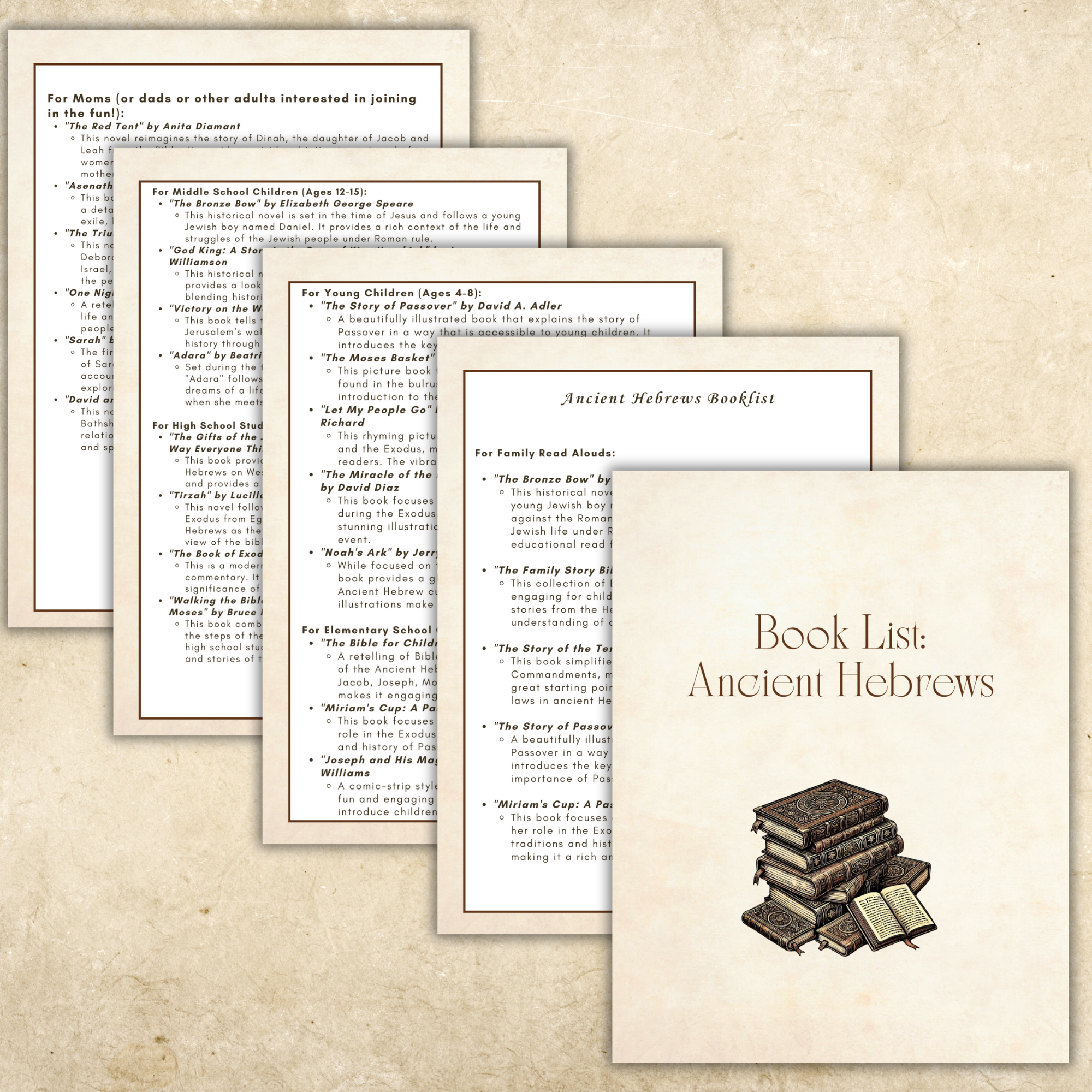 Ancient History: Hebrews | Charlotte Mason Style History Curriculum