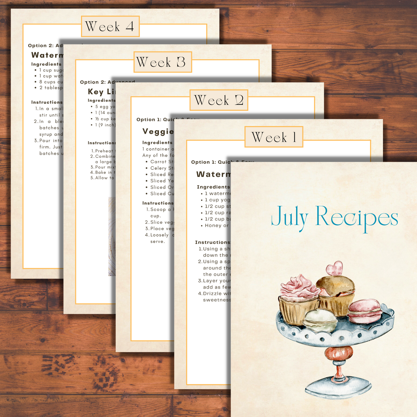 July Tea Time Guides