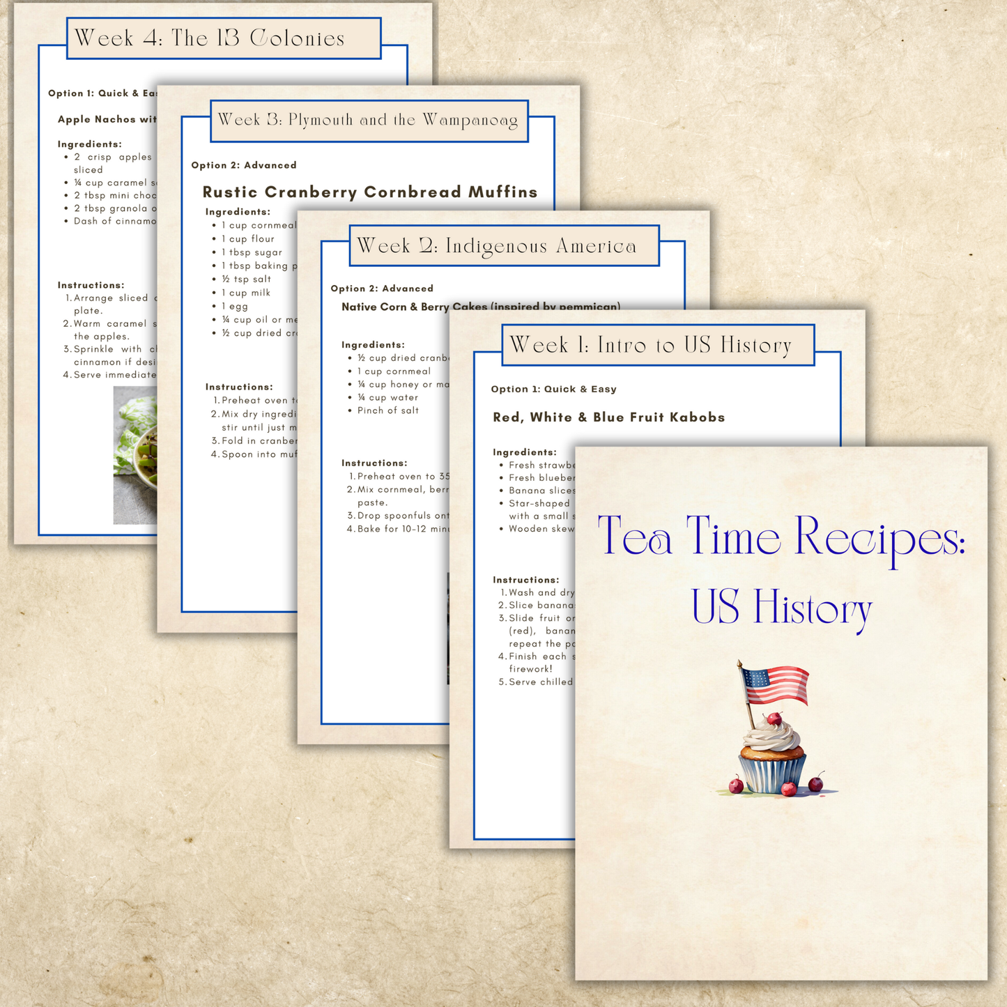 US History Tea Time Guides