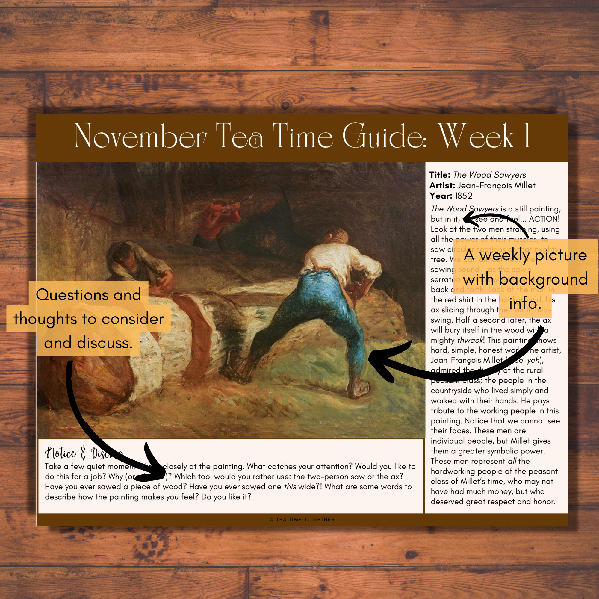 November Tea Time Guides | Art, Poetry & Classical Music